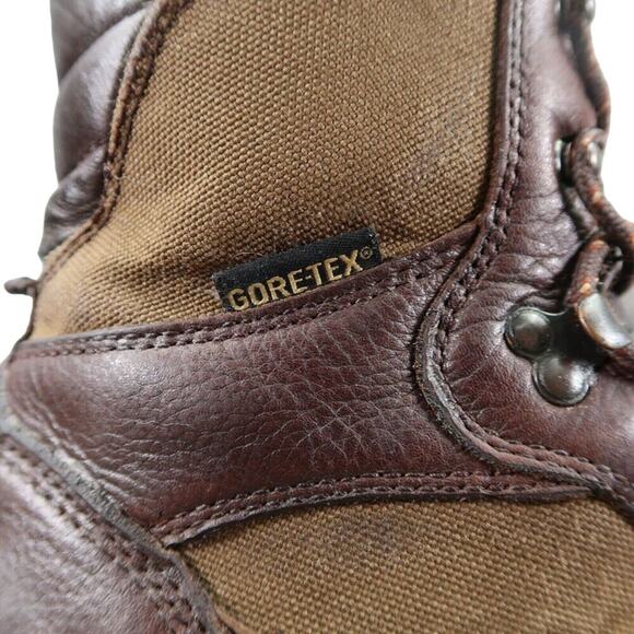 Danner Boots Men 13 Elk Ridge 8" Hunting Outdoor Waterproof Leather Canvas Brown - Picture 2 of 16